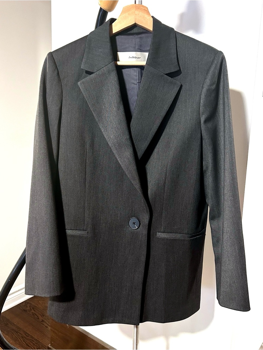 Women's Charcoal Tailored Blazer